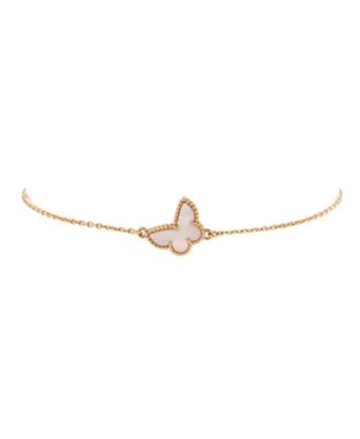  Sweet Alhambra Butterfly Bracelet 18K Gold and Mother of Pearl