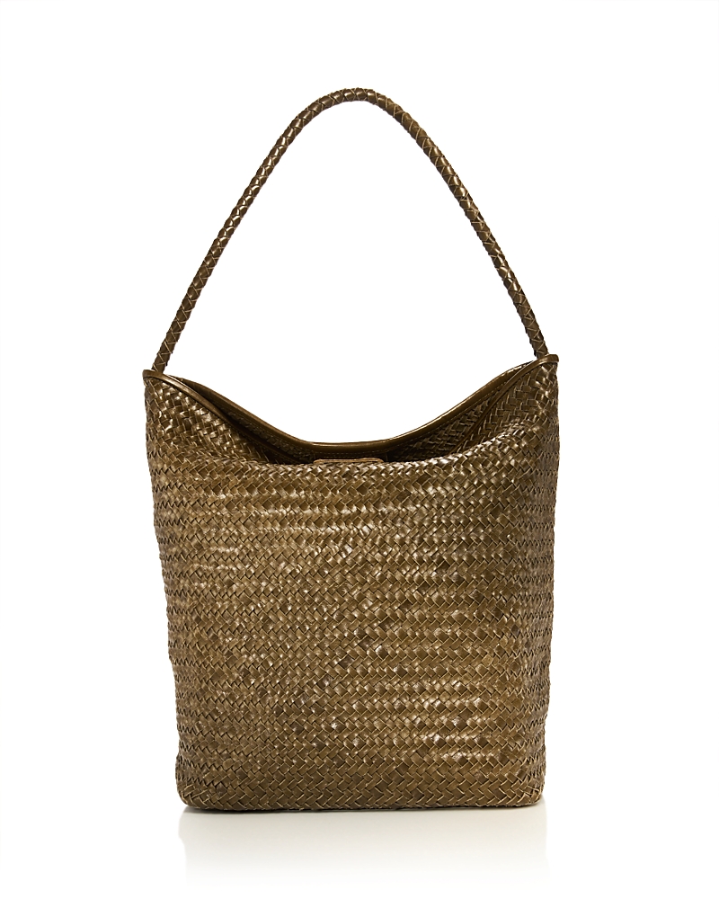 Madewell Signature Woven Leather Bucket Bag