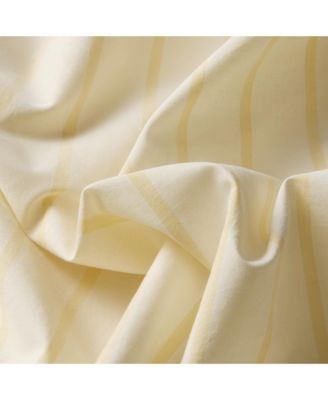  Slumber Stripe Cotton Fitted Sheet, Full