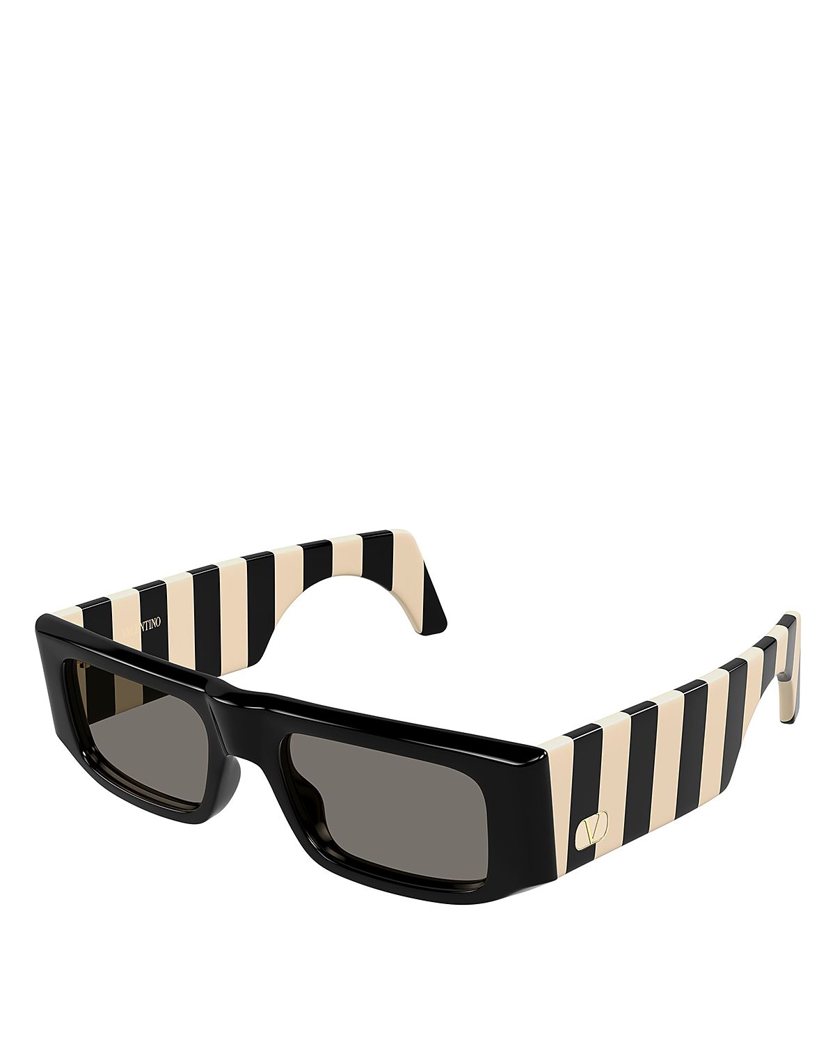 Valentino Rectangular Sunglasses, 52mm