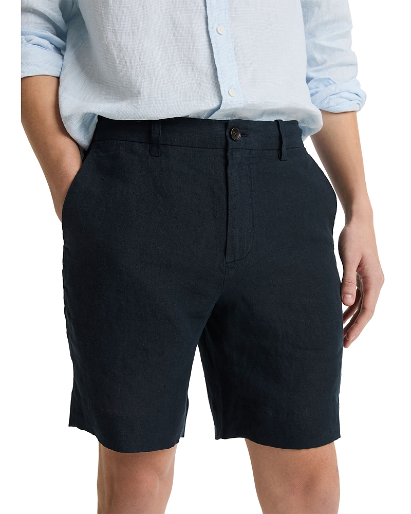 Vince Linen Flap Pocket Shorts