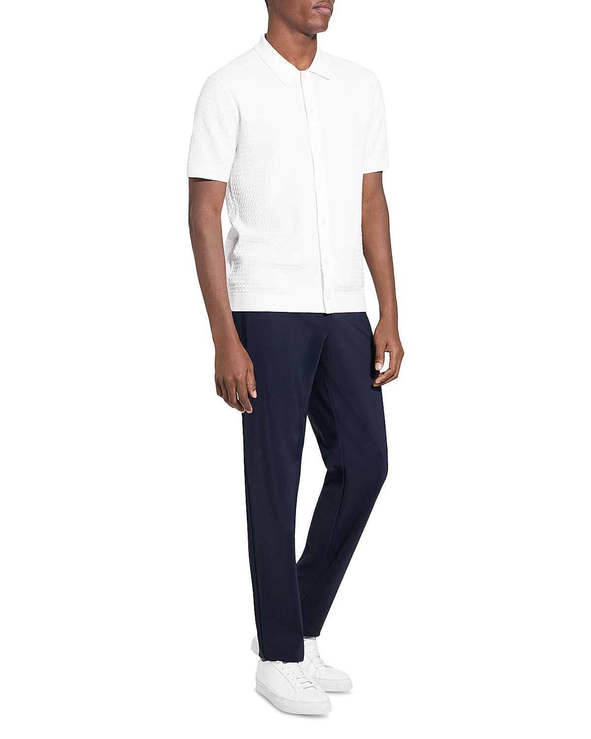 Theory Cairn Short-Sleeve Sweater