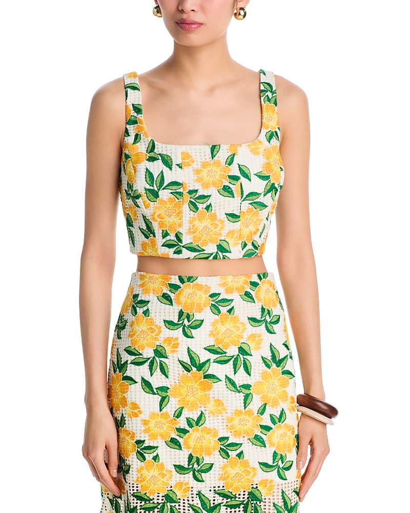 Milly Mel Embroidered Top