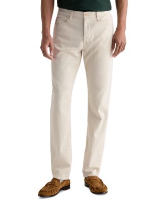 Everett Slim Straight Pants in Natural