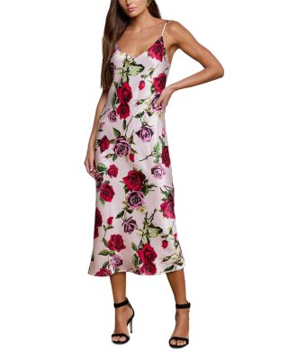 Seridie Silk Midi Slip Dress