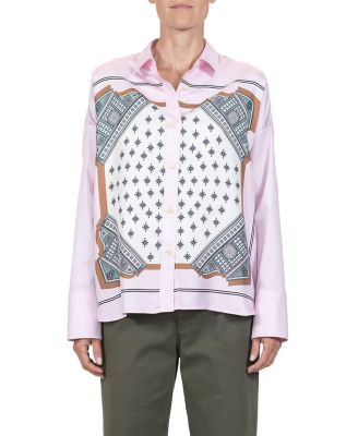  Sirene  Scarf Front Shirt