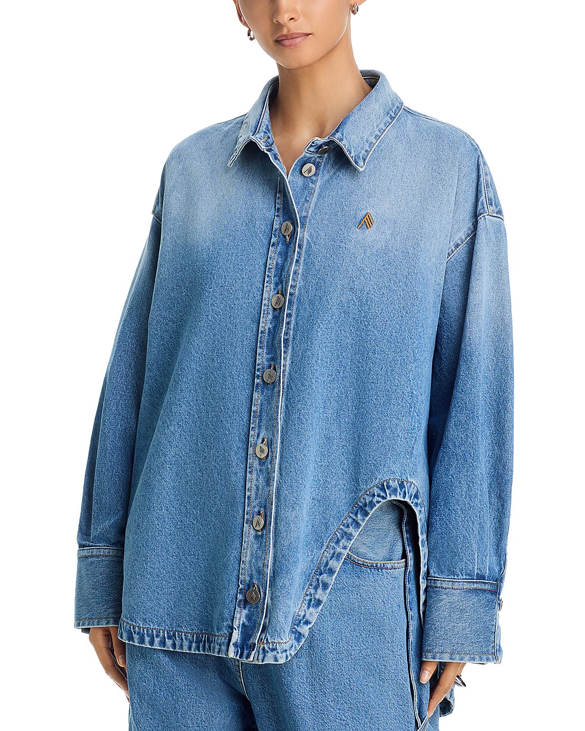 The Attico Denim Shirt Jacket
