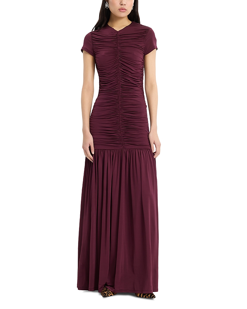 Rotate Gathered Maxi Dress