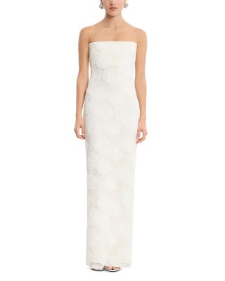 Flower Mesh Tube Dress