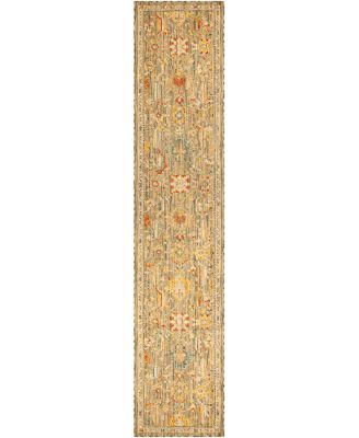 Nourison Home Antique Bloom ANB02 2'4"x12' Runner Area Rug