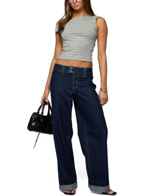 Keryn Striped Asymmetric Top