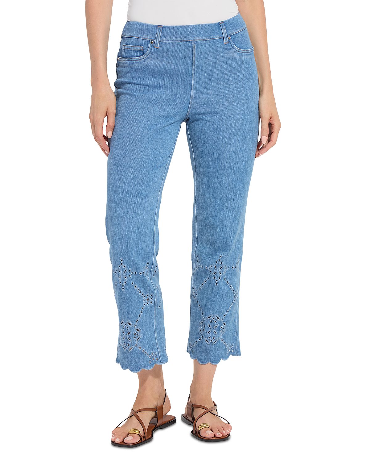 Lysse Billie High Rise Cropped Straight Jeans