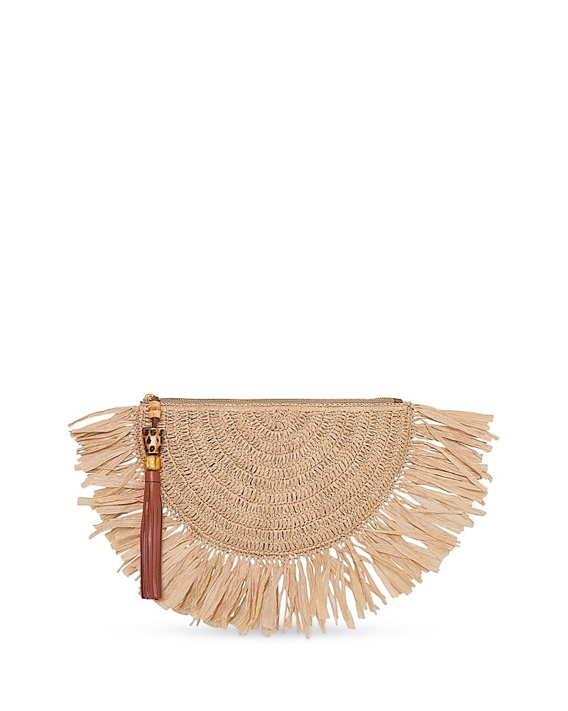 Rebecca Minkoff Lucia Small Raffia Clutch