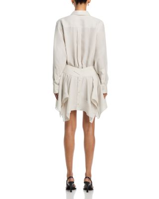 Cut off Double Shirt Dress