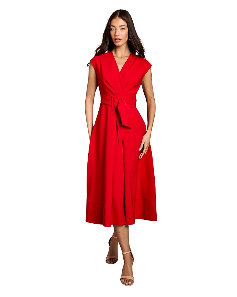 Coast Belted Crepe Dress