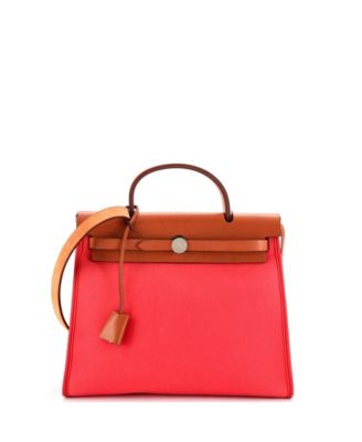 31 Herbag Zip Leather and Toile