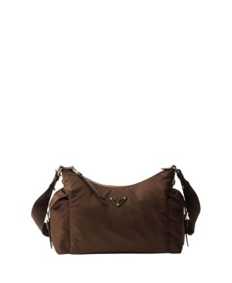 Explore Large Re-Nylon and Leather Bag