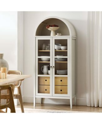  Nolan Tall Arched Storage Display Cabinet