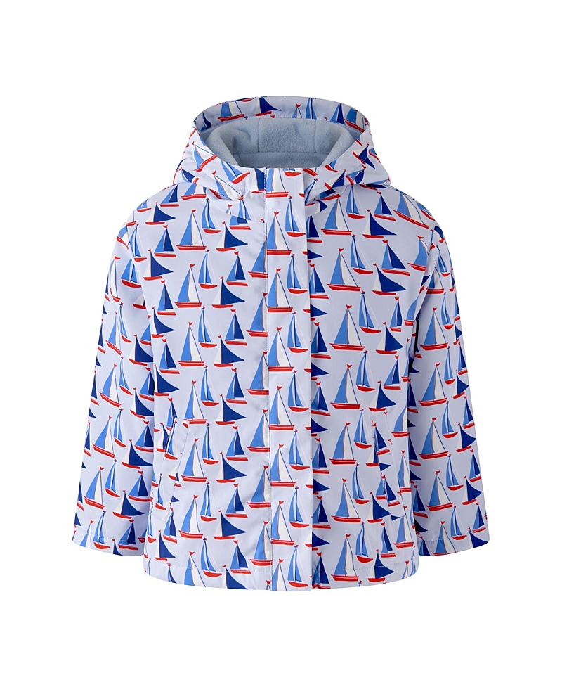 Rachel Riley Boys' Sailboat Rain Jacket - Baby, Little Kid, Big Kid