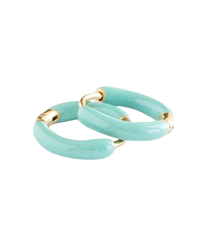 Pip Pop Girls' Enamel Hoop Earring