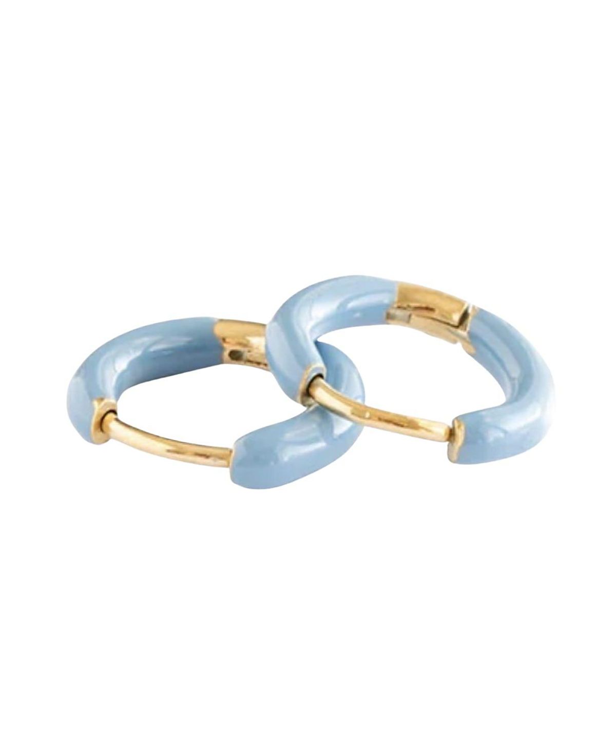 Pip Pop Girls' Enamel Hoop Earring