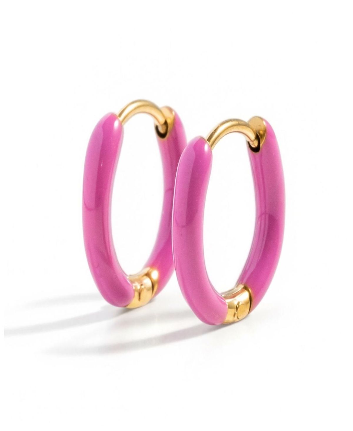Pip Pop Girls' Enamel Hoop Earring