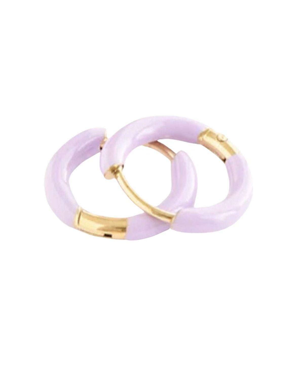 Pip Pop Girls' Enamel Hoop Earring