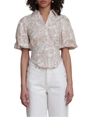 Puff Sleeve Corset Top