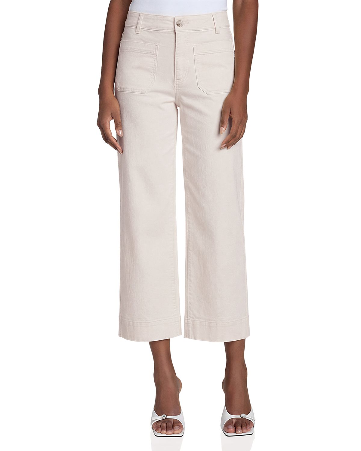 Bagatelle High Rise Patch Pockets Crop Pants