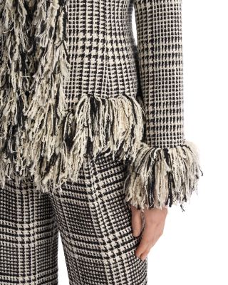 Liberowe Banker Tweed Fringe Trim Jacket | Bloomingdale's Women