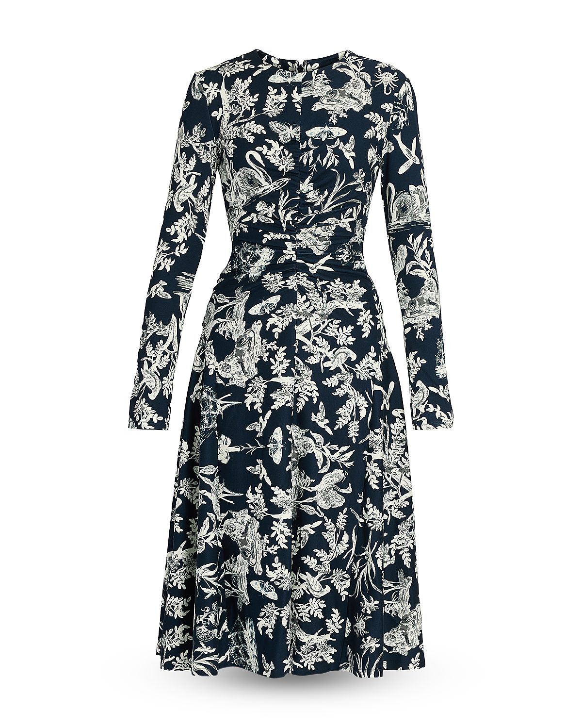 Erdem Ponte Long Sleeve Dress