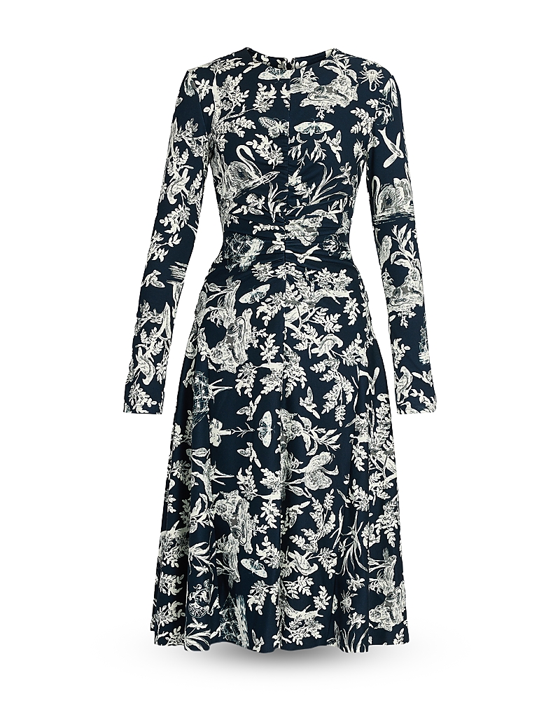 Erdem Ponte Long Sleeve Dress