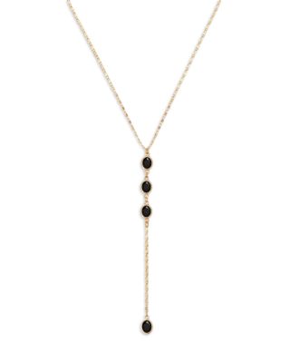 Sparkle Dip Cubic Zirconia Lariat Necklace, 14-19"