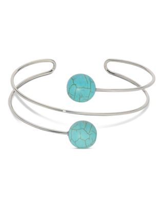 Summer Escape Stone Cuff Bracelet