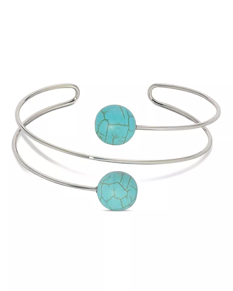 Ettika Summer Escape Stone Cuff Bracelet