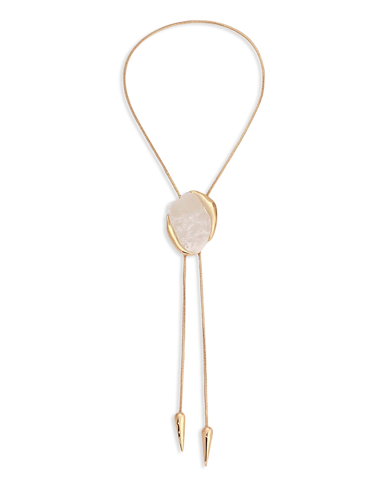 Ettika Bone Stone Statement Bolo Necklace, 31