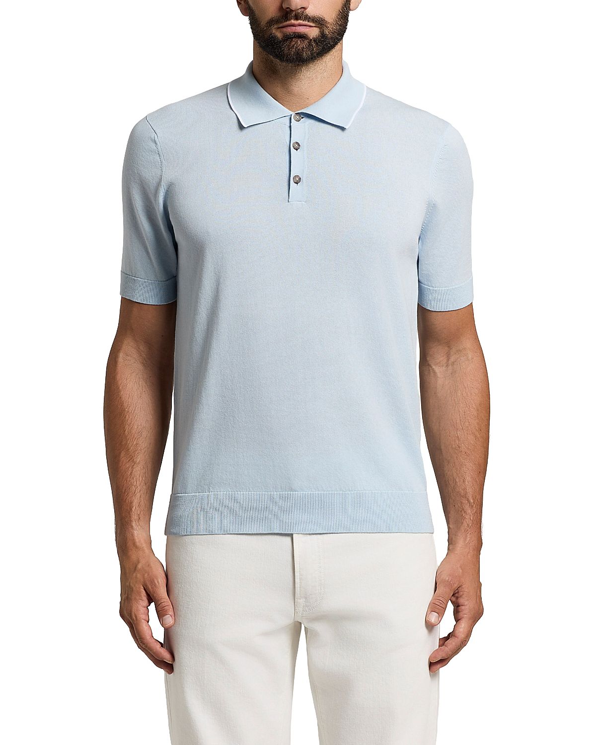 Peserico Crepe Cotton Polo Shirt