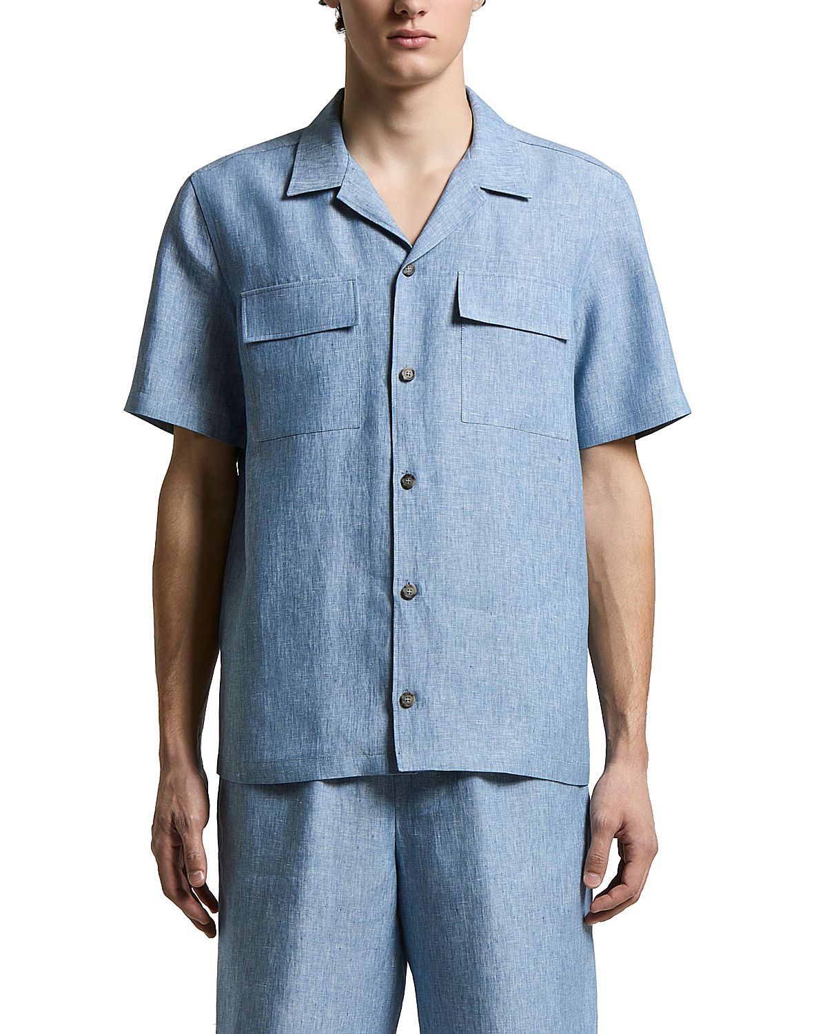 Peserico Light Linen Camp Shirt