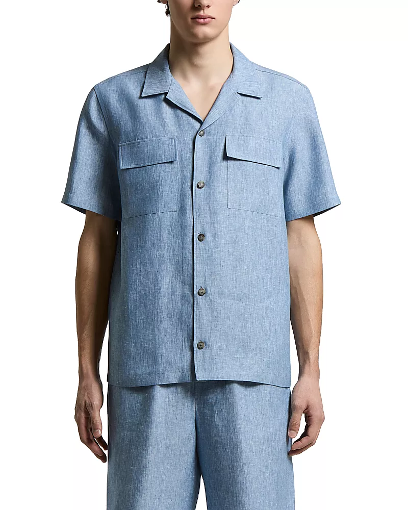 Peserico Light Linen Camp Shirt