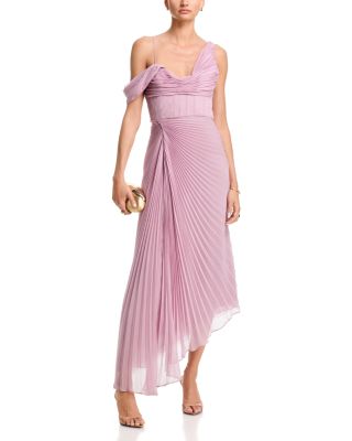 zara strappy asymmetric dress MISSACC ALC Delfina Lookalike Fuschia Asymmetrical Pleated Dress Size   Periwinkle Packages