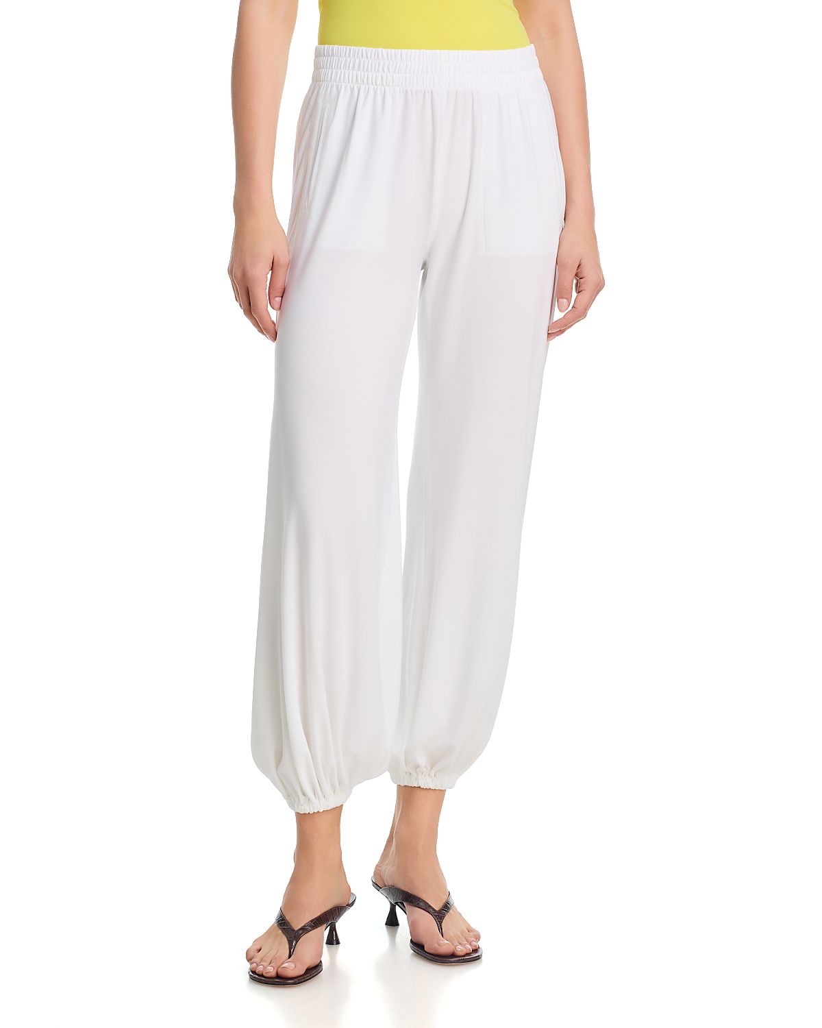 Norma Kamali Boyfriend Puff Jogger Pants
