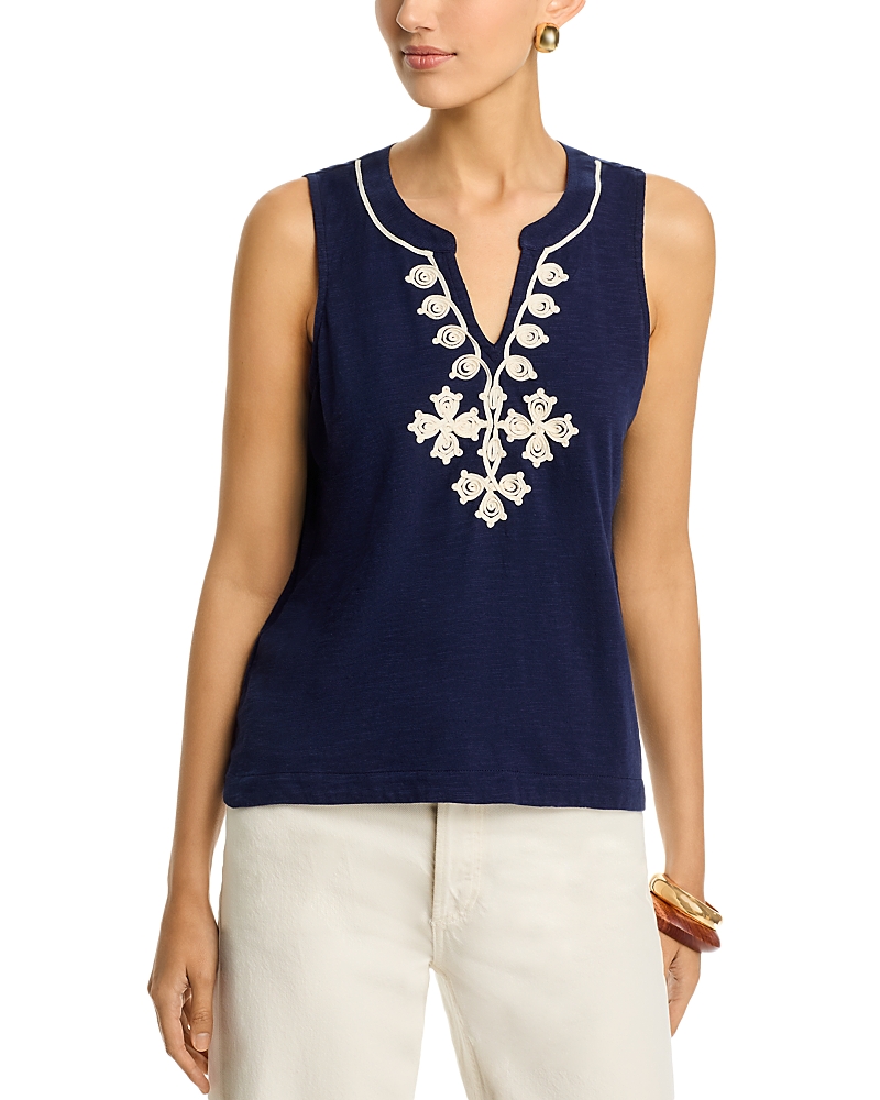 Tommy Bahama Gem Coast Embellished Sleeveless Top