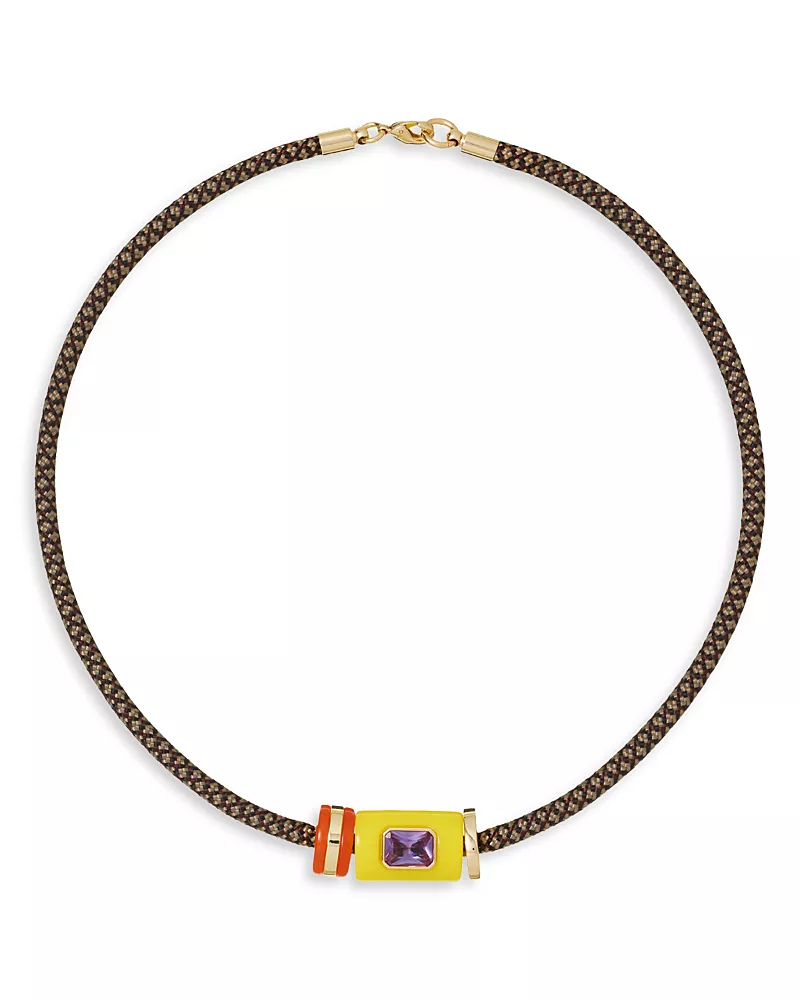 Roxanne Assoulin The Cylinder Cord Necklace, 15