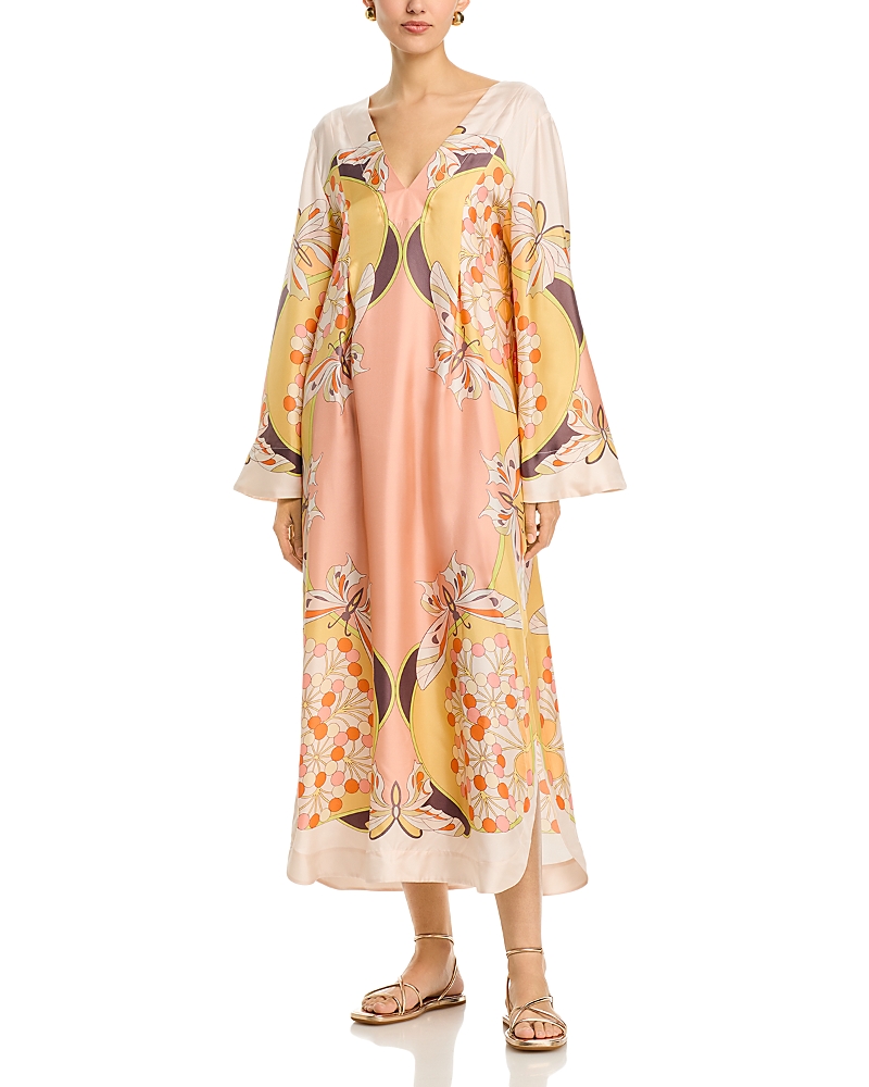 La DoubleJ Twin Flame Silk Dress