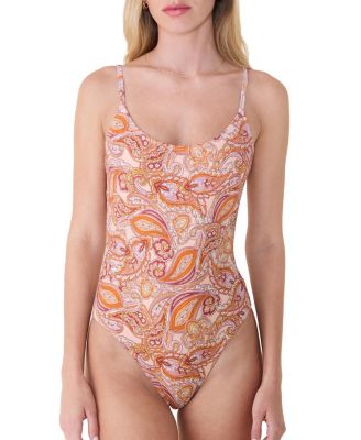  Women's Amalfi Scoop Neck One Piece Swimsuit