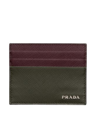 Saffiano Leather Card Holder
