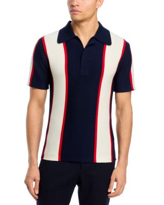 Bold Block Stripe Polo Shirt