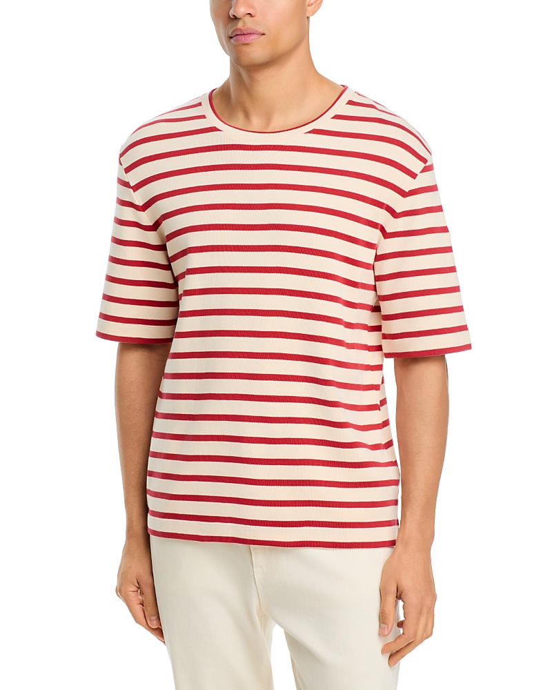 Jil Sander Ribbed Cotton Crewneck Tee