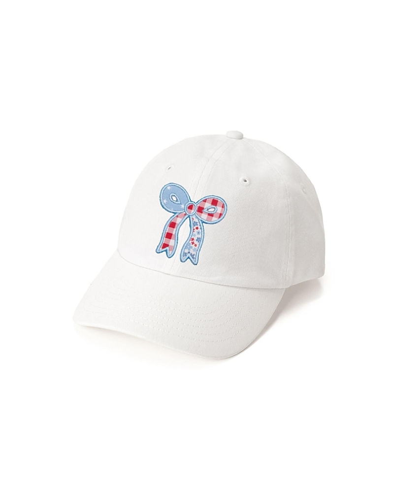 Sweet Wink Girls' Patchwork Bow Patch Patch Baseball Hat - Little Kid, Big Kid