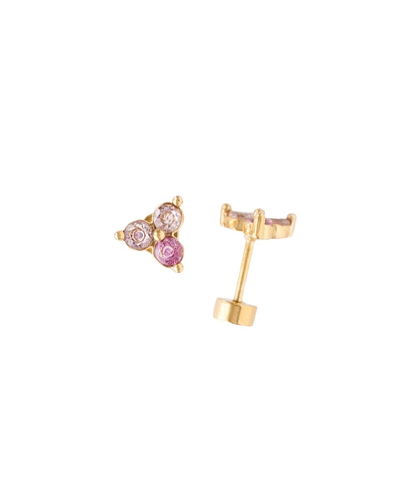 Pip Pop Girls' Ombre Gem Earring